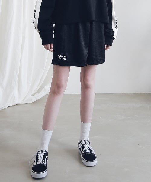 아더로브(ardorobe) 트레이닝 숏팬츠 ASP191001-BK