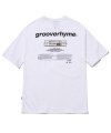 RADIO PRINT OVER FIT T-SHIRTS (WHITE) [GTS010H23WO]