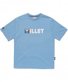 빅 로고 MVS COTTON S/S BLUE 반팔