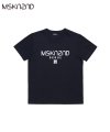 MSKN2ND 로고 반팔티 티셔츠 네이비