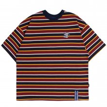 E.D.V Striped T Shirt_Burgundy