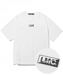 LMC BOX HALF LOGO TEE white