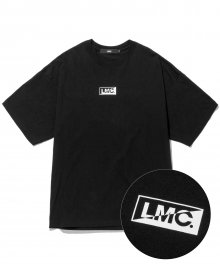 LMC BOX HALF LOGO TEE black