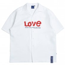 [R.C X M.G]WITH LOVE Souvenir Shirts_White