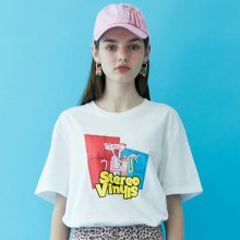 [SS19 Pink Panther] PP Vintage T-Shirts(White)