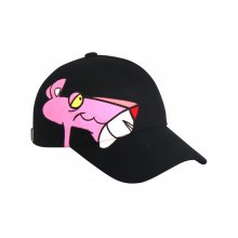 [SS19 Pink Panther] Big Side Print Cap(Black)