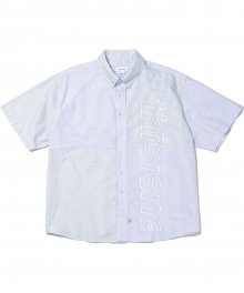 HSP Oxford S/SL Shirt SkyBlue/Green