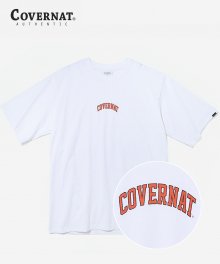 S/S SMALL ARCH LOGO TEE WHITE