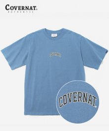 S/S SMALL ARCH LOGO TEE BLUE
