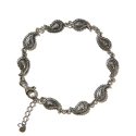 크루치(KRUCHI) paisley bracelet (silver)
