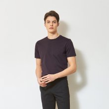 [MIJ] 19 베이직 신장 라운드 티셔츠 - 퍼플 그레이