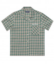 (W) Idea Half Shirt - Green