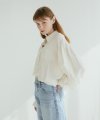 OVER FIT CREPE SHIRT IVORY