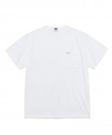 S/S HEAVY WEIGHT POCKET T-SHIRTS WHITE