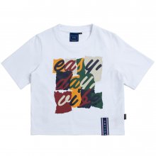 E.D.V Splinter Crop T Shirt_White