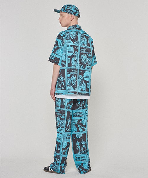 아임낫어휴먼비잉(iamnotahumanbeing) Comics Pants - TEAL