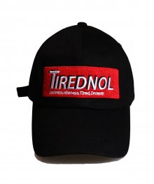 [unisex]TIREDNOL BOX BLACK BALL CAP