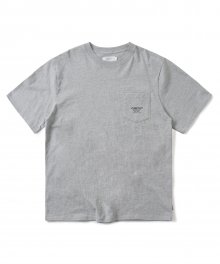 LOGO POCKET 반팔 티셔츠 M/Gray