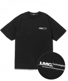 LMC FRONT OVER PRINTED TEE black