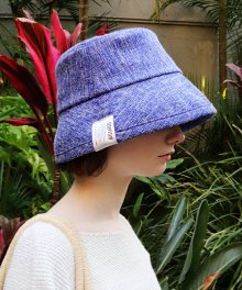 [unisex]CANVAS BLUE BUCKET HAT