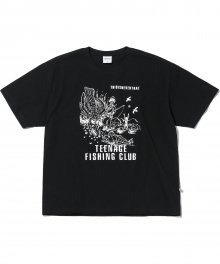 Teenage Fishing CLUB Tee Black