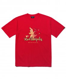 M/G FLAME T-SHIRTS RED