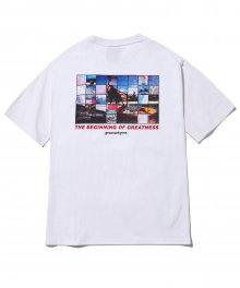 SURFING PRINT OVER FIT T-SHIRTS (WHITE) [GTS015H23WH]
