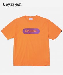 S/S GRADATION JERSEY LOGO TEE ORANGE