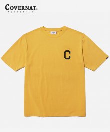 S/S C LOGO TEE YELLOW