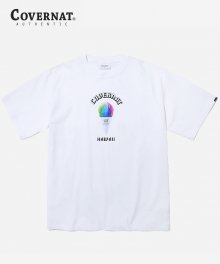 S/S RAINBOW ICE TEE WHITE