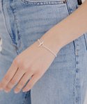 러브미몬스터(LOVE ME MONSTER) [Silver] Bold Toggle Bracelet