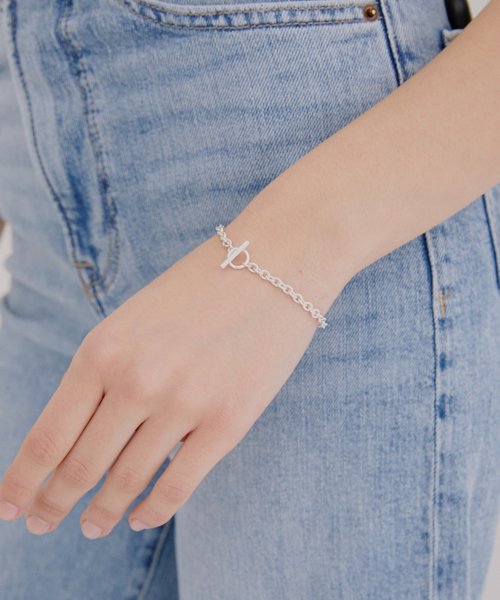 ブレスレット LOVE ME MONSTER Silver Pearl Toggle Bracelet L191MBC040 러브미몬스터(LOVE ME MONSTER) [Silver] Pearl & Toggle