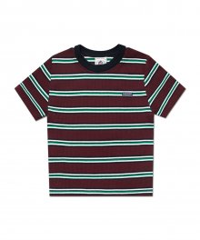 (W) URO CROP T - BURGUNDY