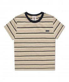 (W) G SEO CROP T - BEIGE