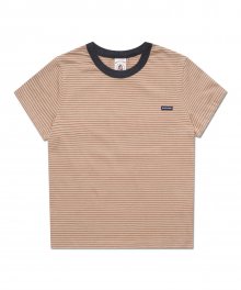 (W) TEO CROP T - BEIGE