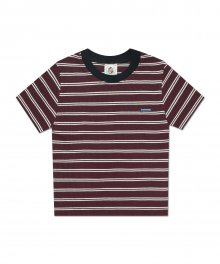 (W) DEPRIMO CROP T - BURGUNDY