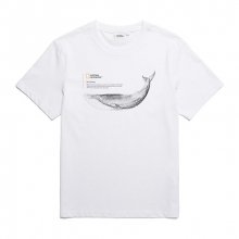 내셔널지오그래픽 N192UTS970 코어티 고래 반팔 티셔츠 WHITE