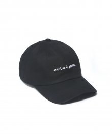 19 SEISHUNE CURVED CAP-BLACK