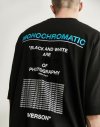 블랙 백사이드 멀티 아트웍 라운드 티셔츠 IETS9E412BK