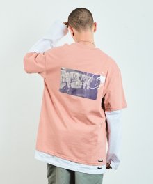 PAINTING LSA S/S TEE PINK