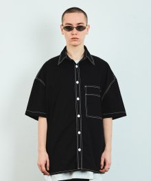 CTRS ST OVER S/S SHIRTS BLACK
