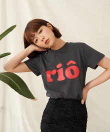 RIO PRINTING T-SHIRTS GREY