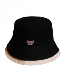 [unisex]KOALA BLACK/BEIGE BUCKET HAT