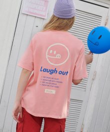 (TS-19305) SMILE T-SHIRT PINK