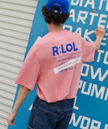 (TS-19304) BOX T-SHIRT PINK