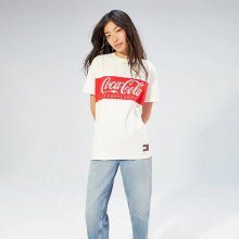 [여성] 코튼 코카콜라 로고 반소매 티셔츠 TUMT1KOE77A0 N10