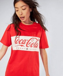 [여성] 코튼 코카콜라 로고 반소매 티셔츠 TUMT1KOE77A0 R30