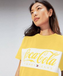 [여성] 코튼 코카콜라 로고 반소매 티셔츠 TUMT1KOE77A0 Y70
