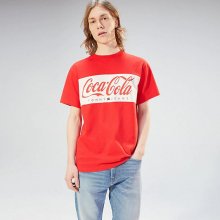 [남성] 코튼 코카콜라 로고 반소매 티셔츠 TJMT1KOE77A0 R30
