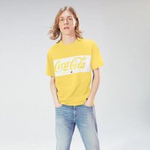 [남성] 코튼 코카콜라 로고 반소매 티셔츠 TJMT1KOE77A0 Y70